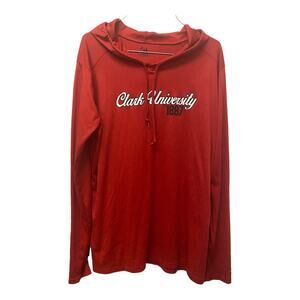 Badger Sport Hoodie Women XL Clark University Massachusetts Pullover Sweatshirt